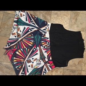 Sassy Mesh romper (plus size)